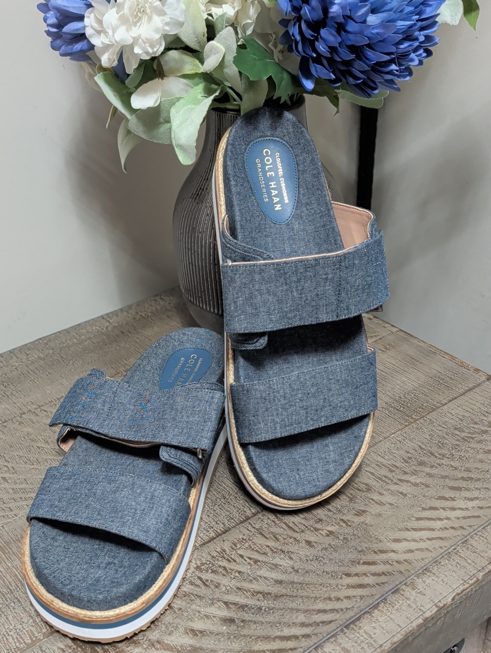 Cole Haan Coudfeel Two Strap Sandals, NWOB